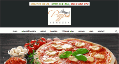 Desktop Screenshot of pizzeriavenezia.sk