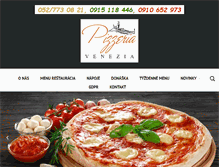 Tablet Screenshot of pizzeriavenezia.sk