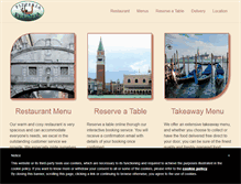 Tablet Screenshot of pizzeriavenezia.co.uk